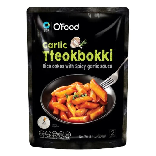 O'FOOD - Gâteaux de Riz Sauce Piment et Ail Tteokbokki