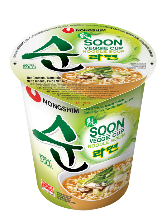 NONGSHIM CUP - Ramen instantanées SAVEUR LEGUMES