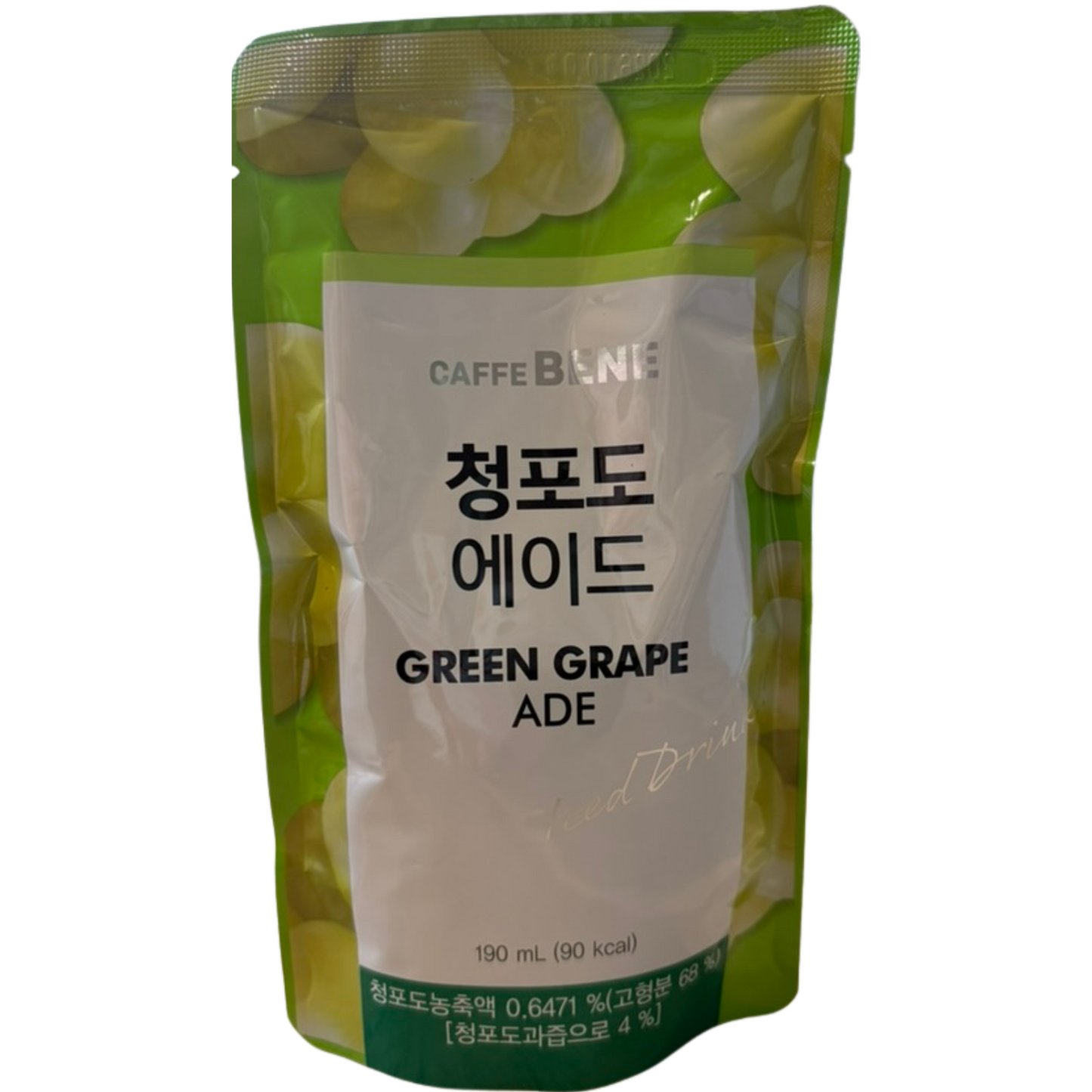CAFFE BENE - Boisson Coréene glacée au raisin vert