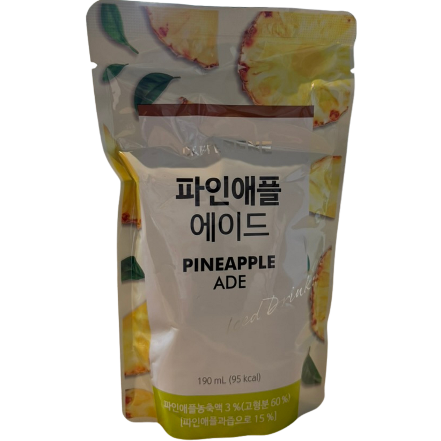 CAFFE BENE - Boisson Coréenne glacé à l'Ananas