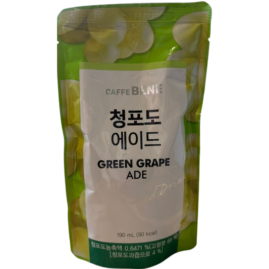 CAFFE BENE - Boisson Coréene glacée au raisin vert