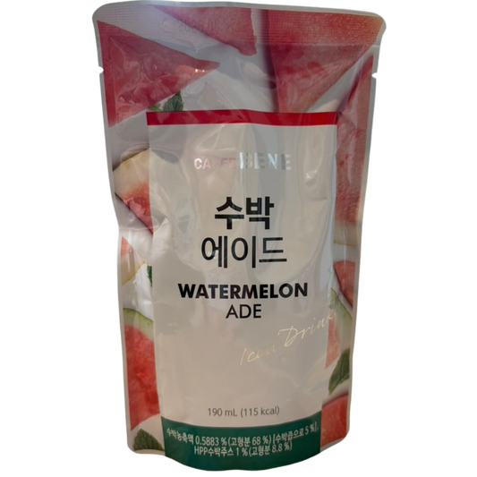 CAFFE BENE - Boisson Coréenne glacé à la Pastèque